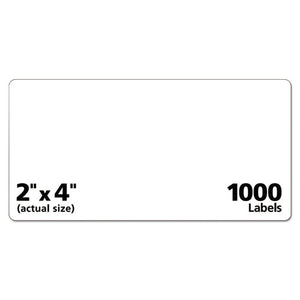 Avery® wholesale. AVERY Repositionable Shipping Labels W-sure Feed, Inkjet-laser, 2 X 4, White, 1000-box. HSD Wholesale: Janitorial Supplies, Breakroom Supplies, Office Supplies.