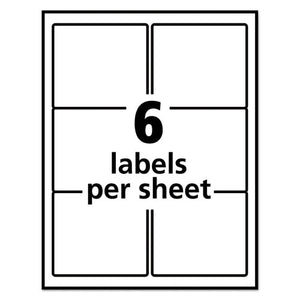 Avery® wholesale. AVERY Repositionable Shipping Labels W-surefeed, Laser, 3 1-3 X 4, White, 600-box. HSD Wholesale: Janitorial Supplies, Breakroom Supplies, Office Supplies.