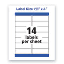 Avery® wholesale. AVERY Waterproof Address Labels With Trueblock And Sure Feed, Laser Printers, 1.33 X 4, White, 14-sheet, 50 Sheets-pack. HSD Wholesale: Janitorial Supplies, Breakroom Supplies, Office Supplies.
