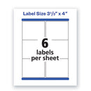 Avery® wholesale. AVERY Waterproof Shipping Labels With Trueblock And Sure Feed, Laser Printers, 3.33 X 4, White, 6-sheet, 50 Sheets-pack. HSD Wholesale: Janitorial Supplies, Breakroom Supplies, Office Supplies.