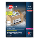 Avery® wholesale. AVERY Waterproof Shipping Labels With Trueblock Technology, Laser Printers, 5.5 X 8.5, White, 2-sheet, 50 Sheets-pack. HSD Wholesale: Janitorial Supplies, Breakroom Supplies, Office Supplies.