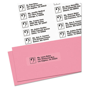 Avery® wholesale. AVERY Matte Clear Easy Peel Mailing Labels W- Sure Feed Technology, Laser Printers, 1 X 4, Clear, 20-sheet, 50 Sheets-box. HSD Wholesale: Janitorial Supplies, Breakroom Supplies, Office Supplies.