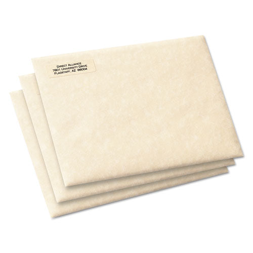 Avery® wholesale. AVERY Matte Clear Easy Peel Mailing Labels W- Sure Feed Technology, Laser Printers, 0.5 X 1.75, Clear, 80-sheet, 25 Sheets-box. HSD Wholesale: Janitorial Supplies, Breakroom Supplies, Office Supplies.