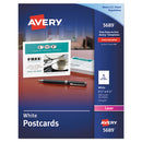 Avery® wholesale. AVERY Postcards For Laser Printers, 4 1-4 X 5 1-2, Uncoated White, 4-sheet, 200-box. HSD Wholesale: Janitorial Supplies, Breakroom Supplies, Office Supplies.