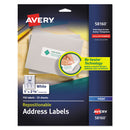 Avery® wholesale. AVERY Repositionable Address Labels W-surefeed, Inkjet-laser, 1 X 2 5-8, White, 750-bx. HSD Wholesale: Janitorial Supplies, Breakroom Supplies, Office Supplies.