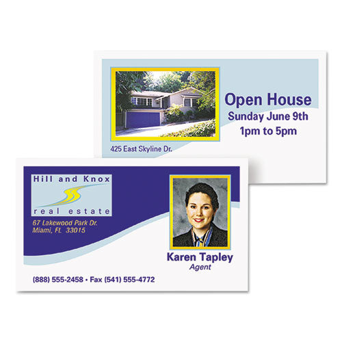 Avery® wholesale. AVERY Clean Edge Business Cards, Laser, 2 X 3 1-2, White, 200-pack. HSD Wholesale: Janitorial Supplies, Breakroom Supplies, Office Supplies.