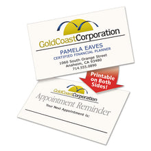 Load image into Gallery viewer, Avery® wholesale. AVERY Clean Edge Business Cards, Laser, 2 X 3 1-2, Ivory, 200-pack. HSD Wholesale: Janitorial Supplies, Breakroom Supplies, Office Supplies.