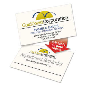 Avery® wholesale. AVERY Clean Edge Business Cards, Laser, 2 X 3 1-2, Ivory, 200-pack. HSD Wholesale: Janitorial Supplies, Breakroom Supplies, Office Supplies.