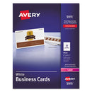 Avery® wholesale. AVERY Printable Microperforated Business Cards With Sure Feed Technology, Laser, 2 X 3.5, White, Uncoated, 2500-box. HSD Wholesale: Janitorial Supplies, Breakroom Supplies, Office Supplies.