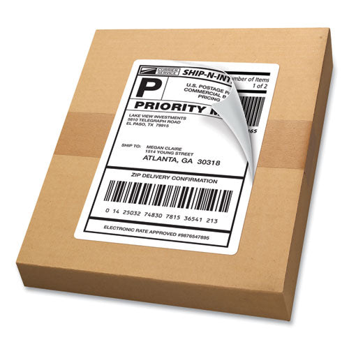 Avery® wholesale. AVERY Shipping Labels W- Trueblock Technology, Laser Printers, 5.5 X 8.5, White, 2-sheet, 250 Sheets-box. HSD Wholesale: Janitorial Supplies, Breakroom Supplies, Office Supplies.