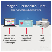 Load image into Gallery viewer, Avery® wholesale. AVERY Small Tent Card, Ivory, 2 X 3 1-2, 4 Cards-sheet, 160-box. HSD Wholesale: Janitorial Supplies, Breakroom Supplies, Office Supplies.