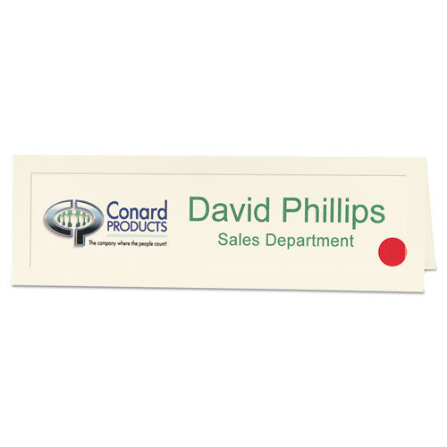 Avery® wholesale. AVERY Large Embossed Tent Card, Ivory, 3 1-2 X 11, 1 Card-sheet, 50-box. HSD Wholesale: Janitorial Supplies, Breakroom Supplies, Office Supplies.
