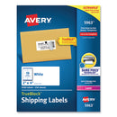 Avery® wholesale. AVERY Shipping Labels W- Trueblock Technology, Laser Printers, 2 X 4, White, 10-sheet, 250 Sheets-box. HSD Wholesale: Janitorial Supplies, Breakroom Supplies, Office Supplies.