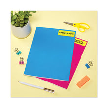 Load image into Gallery viewer, Avery® wholesale. AVERY High-visibility Permanent Laser Id Labels, 1 X 2 5-8, Neon Yellow, 750-pack. HSD Wholesale: Janitorial Supplies, Breakroom Supplies, Office Supplies.