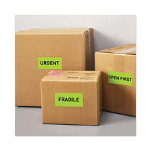 Load image into Gallery viewer, Avery® wholesale. AVERY High-visibility Permanent Laser Id Labels, 2 X 4, Neon Green, 1000-box. HSD Wholesale: Janitorial Supplies, Breakroom Supplies, Office Supplies.