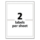 Avery® wholesale. AVERY Ultraduty Ghs Chemical Waterproof And Uv Resistant Labels, 4.75 X 7.75, White, 2-sheet, 50 Sheets-box. HSD Wholesale: Janitorial Supplies, Breakroom Supplies, Office Supplies.