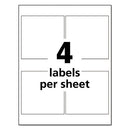 Avery® wholesale. AVERY Ultraduty Ghs Chemical Waterproof And Uv Resistant Labels, 4 X 4, White, 4-sheet, 50 Sheets-box. HSD Wholesale: Janitorial Supplies, Breakroom Supplies, Office Supplies.