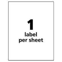 Load image into Gallery viewer, Avery® wholesale. AVERY Ultraduty Ghs Chemical Waterproof And Uv Resistant Labels, 8.5 X 11, White, 50-pack. HSD Wholesale: Janitorial Supplies, Breakroom Supplies, Office Supplies.