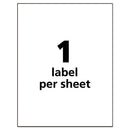 Avery® wholesale. AVERY Ultraduty Ghs Chemical Waterproof And Uv Resistant Labels, 8.5 X 11, White, 50-pack. HSD Wholesale: Janitorial Supplies, Breakroom Supplies, Office Supplies.