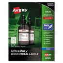Avery® wholesale. AVERY Ultraduty Ghs Chemical Waterproof And Uv Resistant Labels, 2 X 2, White, 12-sheet, 50 Sheets-pack. HSD Wholesale: Janitorial Supplies, Breakroom Supplies, Office Supplies.