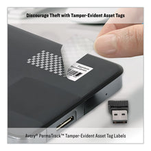 Load image into Gallery viewer, Avery® wholesale. AVERY Permatrack Tamper-evident Asset Tag Labels, Laser Printers, 0.5 X 1, White, 84-sheet, 8 Sheets-pack. HSD Wholesale: Janitorial Supplies, Breakroom Supplies, Office Supplies.