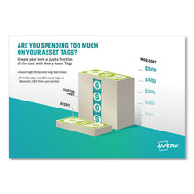 Load image into Gallery viewer, Avery® wholesale. AVERY Permatrack Tamper-evident Asset Tag Labels, Laser Printers, 0.5 X 1, White, 84-sheet, 8 Sheets-pack. HSD Wholesale: Janitorial Supplies, Breakroom Supplies, Office Supplies.