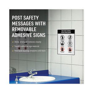 Avery® wholesale. AVERY Surface Safe Removable Label Safety Signs, Inkjet-laser Printers, 3.5 X 5, White, 4-sheet, 15 Sheets-pack. HSD Wholesale: Janitorial Supplies, Breakroom Supplies, Office Supplies.