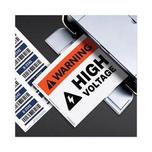 Avery® wholesale. AVERY Surface Safe Removable Label Safety Signs, Inkjet-laser Printers, 3.5 X 5, White, 4-sheet, 15 Sheets-pack. HSD Wholesale: Janitorial Supplies, Breakroom Supplies, Office Supplies.
