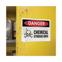 Load image into Gallery viewer, Avery® wholesale. AVERY Surface Safe Removable Label Safety Signs, Inkjet-laser Printers, 7 X 10, White, 15-pack. HSD Wholesale: Janitorial Supplies, Breakroom Supplies, Office Supplies.