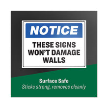 Load image into Gallery viewer, Avery® wholesale. AVERY Surface Safe Removable Label Safety Signs, Inkjet-laser Printers, 7 X 10, White, 15-pack. HSD Wholesale: Janitorial Supplies, Breakroom Supplies, Office Supplies.