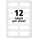 Avery® wholesale. AVERY Durable Permanent Multi-surface Id Labels, Inkjet-laser Printers, 0.75 X 1.75, White, 12-sheet, 10 Sheets-pack. HSD Wholesale: Janitorial Supplies, Breakroom Supplies, Office Supplies.