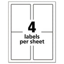 Avery® wholesale. AVERY Durable Permanent Id Labels With Trueblock Technology, Laser Printers, 3.5 X 5, White, 4-sheet, 50 Sheets-pack. HSD Wholesale: Janitorial Supplies, Breakroom Supplies, Office Supplies.