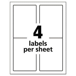 Avery® wholesale. AVERY Durable Permanent Id Labels With Trueblock Technology, Laser Printers, 3.5 X 5, White, 4-sheet, 50 Sheets-pack. HSD Wholesale: Janitorial Supplies, Breakroom Supplies, Office Supplies.