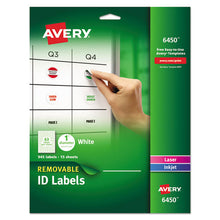 Load image into Gallery viewer, Avery® wholesale. AVERY Removable Multi-use Labels, Inkjet-laser Printers, 1&quot; Dia., White, 63-sheet, 15 Sheets-pack. HSD Wholesale: Janitorial Supplies, Breakroom Supplies, Office Supplies.