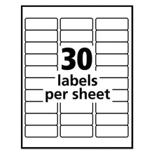 Load image into Gallery viewer, Avery® wholesale. AVERY Removable Multi-use Labels, Inkjet-laser Printers, 1 X 2.63, White, 30-sheet, 25 Sheets-pack. HSD Wholesale: Janitorial Supplies, Breakroom Supplies, Office Supplies.
