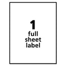 Avery® wholesale. AVERY Removable Multi-use Labels, Inkjet-laser Printers, 8.5 X 11, White, 25-pack. HSD Wholesale: Janitorial Supplies, Breakroom Supplies, Office Supplies.