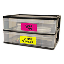 Load image into Gallery viewer, Avery® wholesale. AVERY High-vis Removable Laser-inkjet Id Labels, 2 X 4, Asst. Neon, 120-pack. HSD Wholesale: Janitorial Supplies, Breakroom Supplies, Office Supplies.