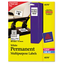 Load image into Gallery viewer, Avery® wholesale. AVERY Permanent Id Labels W- Sure Feed Technology, Inkjet-laser Printers, 1.25 X 1.75, White, 32-sheet, 15 Sheets-pack. HSD Wholesale: Janitorial Supplies, Breakroom Supplies, Office Supplies.