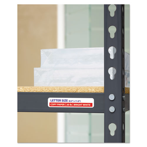 Avery® wholesale. AVERY Durable Permanent Id Labels With Trueblock Technology, Laser Printers, 0.63 X 3, White, 32-sheet, 50 Sheets-pack. HSD Wholesale: Janitorial Supplies, Breakroom Supplies, Office Supplies.