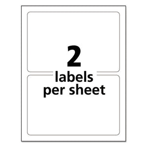Avery® wholesale. AVERY Durable Permanent Id Labels With Trueblock Technology, Laser Printers, 5 X 8.13, White, 2-sheet, 50 Sheets-pack. HSD Wholesale: Janitorial Supplies, Breakroom Supplies, Office Supplies.