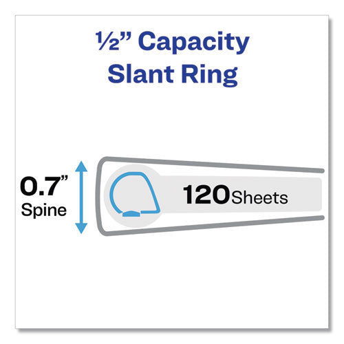 Avery® wholesale. AVERY Framed View Heavy-duty Binders, 3 Rings, 0.5" Capacity, 11 X 8.5, White. HSD Wholesale: Janitorial Supplies, Breakroom Supplies, Office Supplies.