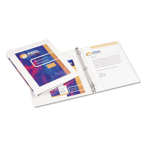 Avery® wholesale. AVERY Framed View Heavy-duty Binders, 3 Rings, 0.5" Capacity, 11 X 8.5, White. HSD Wholesale: Janitorial Supplies, Breakroom Supplies, Office Supplies.