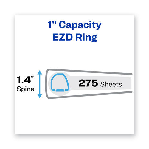 Avery® wholesale. AVERY Framed View Heavy-duty Binders, 3 Rings, 1" Capacity, 11 X 8.5, Navy Blue. HSD Wholesale: Janitorial Supplies, Breakroom Supplies, Office Supplies.