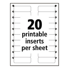Load image into Gallery viewer, Avery® wholesale. The Mighty Badge Name Badge Holder Kit, Horizontal, 3 X 1, Inkjet, Silver, 10 Holders- 80 Inserts. HSD Wholesale: Janitorial Supplies, Breakroom Supplies, Office Supplies.