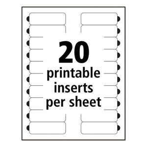 Avery® wholesale. The Mighty Badge Name Badge Holder Kit, Horizontal, 3 X 1, Laser, Silver, 10 Holders- 80 Inserts. HSD Wholesale: Janitorial Supplies, Breakroom Supplies, Office Supplies.