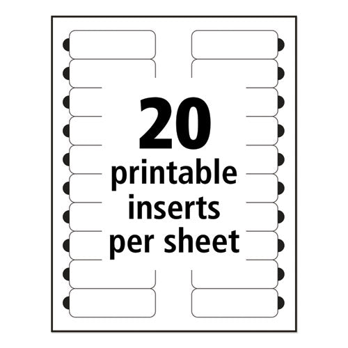 Avery® wholesale. The Mighty Badge Name Badge Holder Kit, Horizontal, 3 X 1, Laser, Silver, 10 Holders- 80 Inserts. HSD Wholesale: Janitorial Supplies, Breakroom Supplies, Office Supplies.