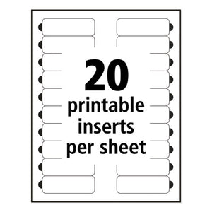 Avery® wholesale. The Mighty Badge Name Badge Inserts, 1 X 3, Clear, Laser, 20-sheet, 5 Sheets-pack. HSD Wholesale: Janitorial Supplies, Breakroom Supplies, Office Supplies.