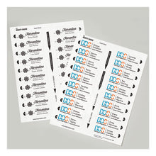 Load image into Gallery viewer, Avery® wholesale. The Mighty Badge Name Badge Inserts, 1 X 3, Clear, Laser, 20-sheet, 5 Sheets-pack. HSD Wholesale: Janitorial Supplies, Breakroom Supplies, Office Supplies.