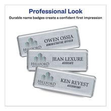 Load image into Gallery viewer, Avery® wholesale. The Mighty Badge Name Badge Inserts, 1 X 3, Clear, Laser, 20-sheet, 5 Sheets-pack. HSD Wholesale: Janitorial Supplies, Breakroom Supplies, Office Supplies.