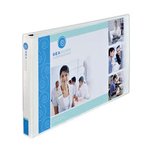 Load image into Gallery viewer, Avery® wholesale. AVERY Heavy-duty View Binders, 3 Rings, 1&quot; Capacity, 11 X 17, White. HSD Wholesale: Janitorial Supplies, Breakroom Supplies, Office Supplies.